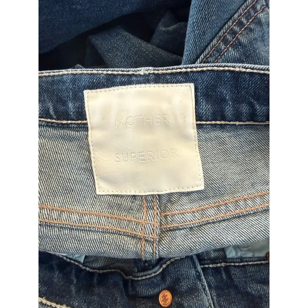 Mother SUPERIOR The Super Cruiser size 32 Born To Bite Dark Wash